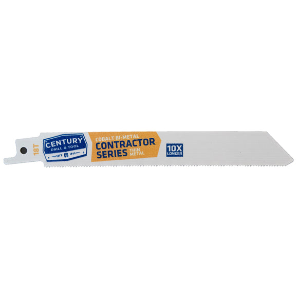 Century Drill And Tool Contractor Series Reciprocating Saw Blade 18t X 6″