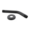 Danco 8 in. Shower Arm w/ Flange in Matte Black