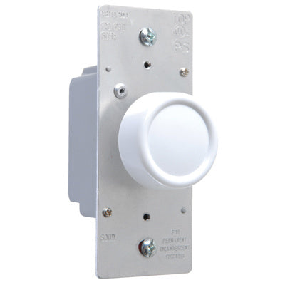 Legrand-Pass & Seymour Rotary R Series Dimmer, White (White)