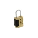 WordLock Padlock 4-Dial Mini Brass 1 (1)