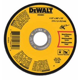 Metal Cut-Off Wheel, 4.5-In. x .045-In. x 7/8-In.