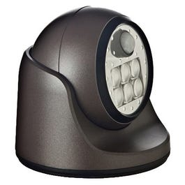 LED Porch Light, Wireless, Motion-Activated, Bronze