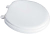 LDR Industries Round Soft Toilet Seat, White