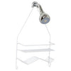 Over-The-Shower Caddy, White, Small