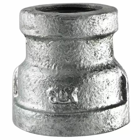 Southland Galvanized Reducing Coupling 150# Malleable Iron Threaded Fittings 1 1/4