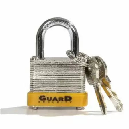 Guard Security Laminated Steel Padlock with 1-1/4-Inch Standard Shackle (1-1/4)