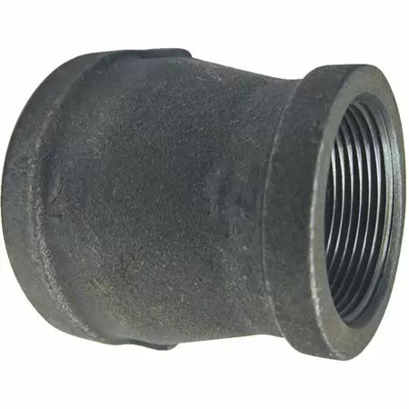 Southland Black Reducing Coupling 150# Malleable Iron Threaded Fittings 1 1/4