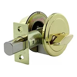 Guard Security Deadbolts Single Cylinder Polished Brass (Polished Brass)