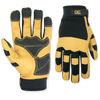 Custom Leathercraft Top Grain Goatskin With Reinforced Palm Gloves Medium