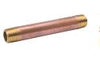 B & K Industries 1/2 Diameter Nipples Schedule 40 Red Brass 1/2 x 1 1/2