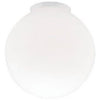 Gloss White Ball Globe, 6-In.