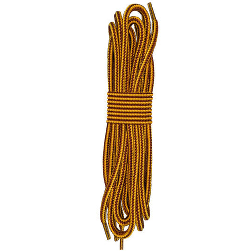 Jobsite & Manakey Group Braided Laces Yellow / Brown 60 in.