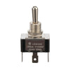 NSI Industries 78070TQ Toggle Switch 1-Pole SPDT On-off-on 20/10 Amp 125/250 Volt AC Brass-Nickel