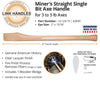 Seymour Midwest 27 Miner's Straight Single Bit Axe Handle, For 3 To 5 Lb Axes