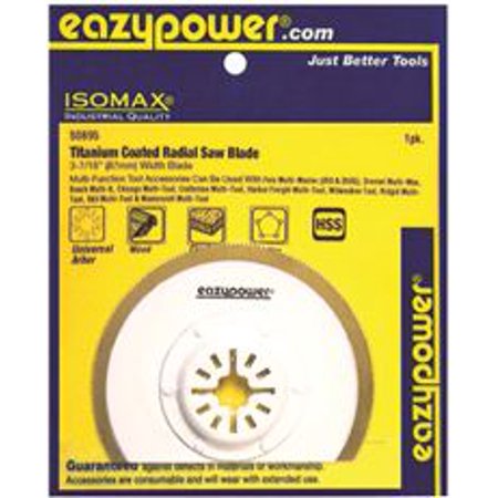 Eazypower Oscillating Hss Radial Saw Blade, Titanium Coated, 3-7/16 In. (3-7/16”)