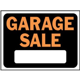 Garage Sale Sign, Plastic, 9 x 12-In.