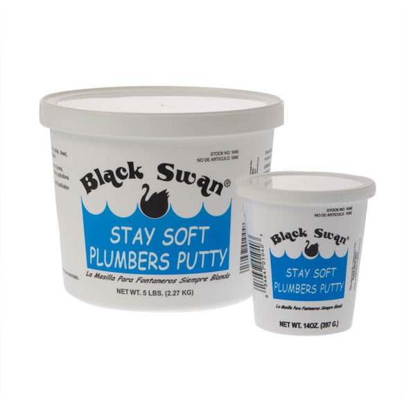 Black Swan’s Stay Soft Plumbers Putty 14 oz. (14 oz.)