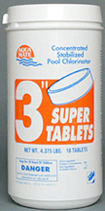 TABLETS CHLORINATING 4.5LB  AQUA