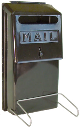 BLACK GLOSS MAIL BOX