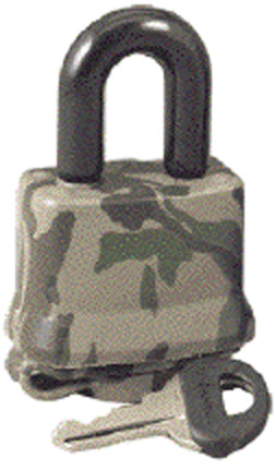 KEYED DIF CAMOUFLAGE PADLOCK