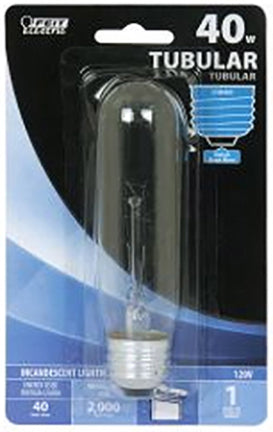 40W TUBULAR MED BASE CLEAR