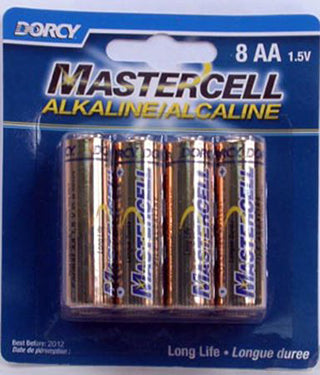 8PK AA ALKALINE BATTERY