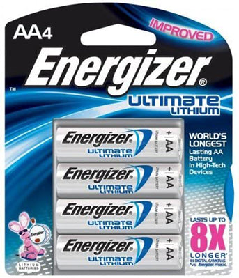 ENERGIZER ULTIMATE LITHIUM AA 4/PK