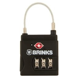 Brinks Commercial 25MM 3 Dial Resettable Combination TSA Travel Lock