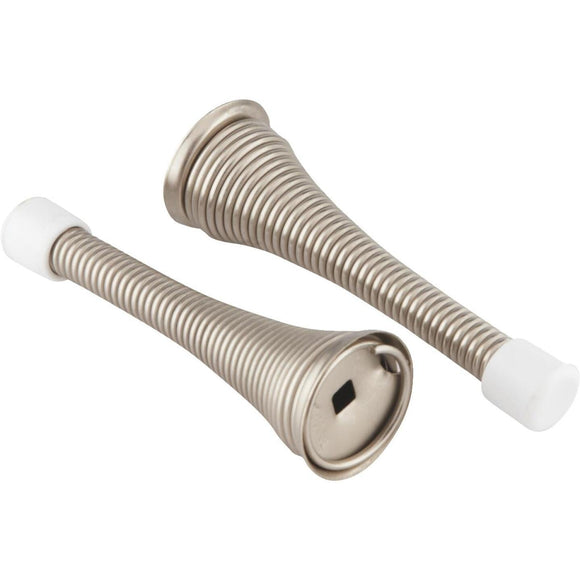 National Gallery Series Satin Nickel Spring Door Stop