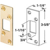 Defender Security Brass 1-1/4 In. Security Strike Plate