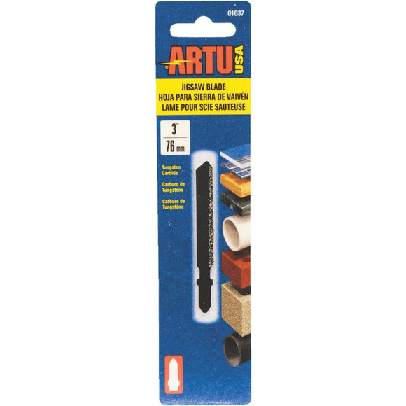 ARTU T-Shank 3 In. Carbide Grit Edge Jig Saw Blade