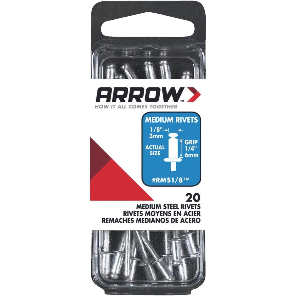 Arrow 1/8 In. x 1/4 In. Steel Rivet (20 Count) - Crescent Springs, KY ...