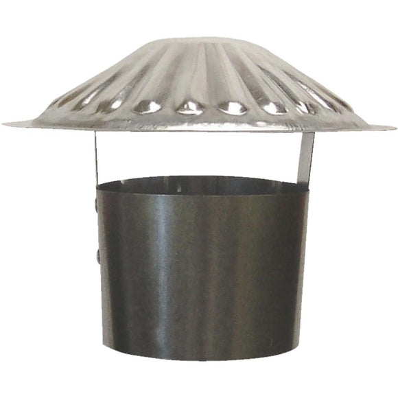 S & K Galvanized Steel 4 In. x 6-3/4 In. Vent Pipe Cap