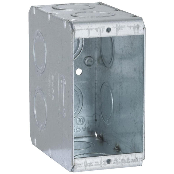 Raco 1-Gang Steel Welded Masonry Wall Box