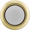 IQ America Wired Gold Round Lighted Doorbell Push-Button