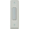 IQ America Wired White Metal Lighted Doorbell Push-Button