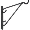 National 8 In. Black Vinyl-Coated Steel Plant Hanger Bracket