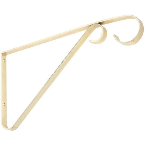 National 6 In. Brass Steel Hanging Plant Bracket