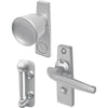 Prime Line Tulip Knob Latch, 1-3/4 inch Mounting Holes, Aluminum, Pack of 1 (1-3/4)