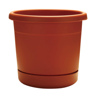 Southern Patio Dynamic Design 8″ Rolled Rim Planter, Terracotta (8