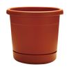 Southern Patio Dynamic Design 12″ Rolled Rim Planter, Terracotta