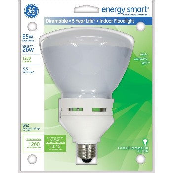 General Electric 21718 Indoor Floodlight, Dimmable 26 watt