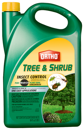 ORTHO® TREE & SHRUB INSECT CONTROL PLUS MIRACLE-GRO® PLANT FOOD CONCENTRATE