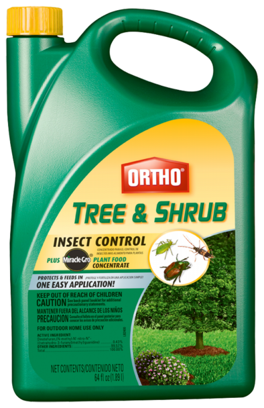 ORTHO® TREE & SHRUB INSECT CONTROL PLUS MIRACLE-GRO® PLANT FOOD CONCENTRATE