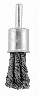 K-T Industries Knot End Brush 3/4 Coarse