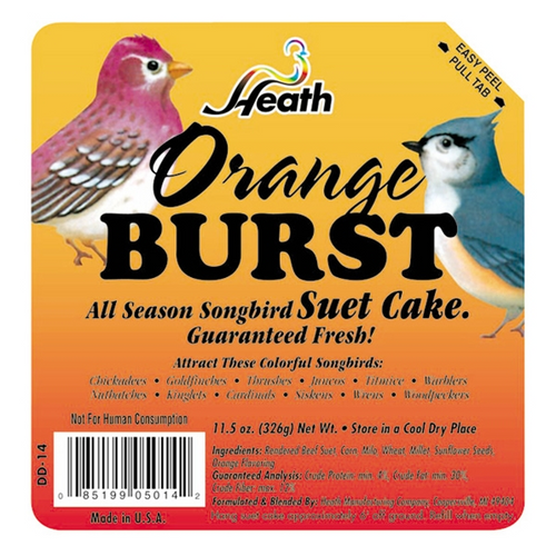 HEATH ORANGE BURST SUET CAKE (0.750 lbs)