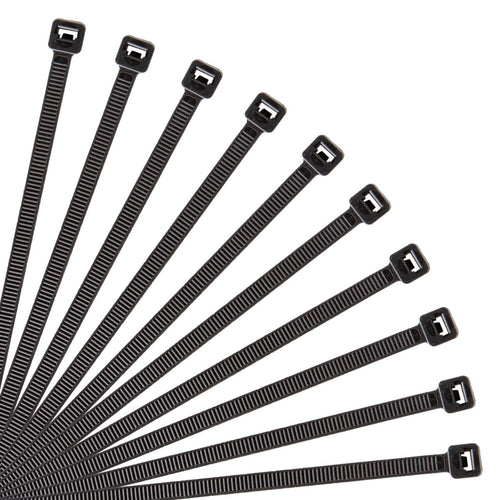 NSI Industries 8 in. Black Cable Tie, 40 Lb Tensile Strength (100-Pack) 8400