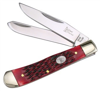 Frost Cutlery Trapper Red Walnut Jig 4 1/4