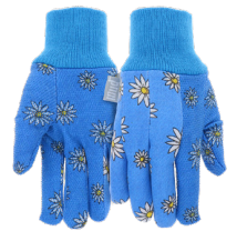 Mud® Essential Jersey & Chore Women’s Gloves Blue Daisy