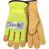 Kinco Hi-Vis Green Mesh & Grain Pigskin Palm